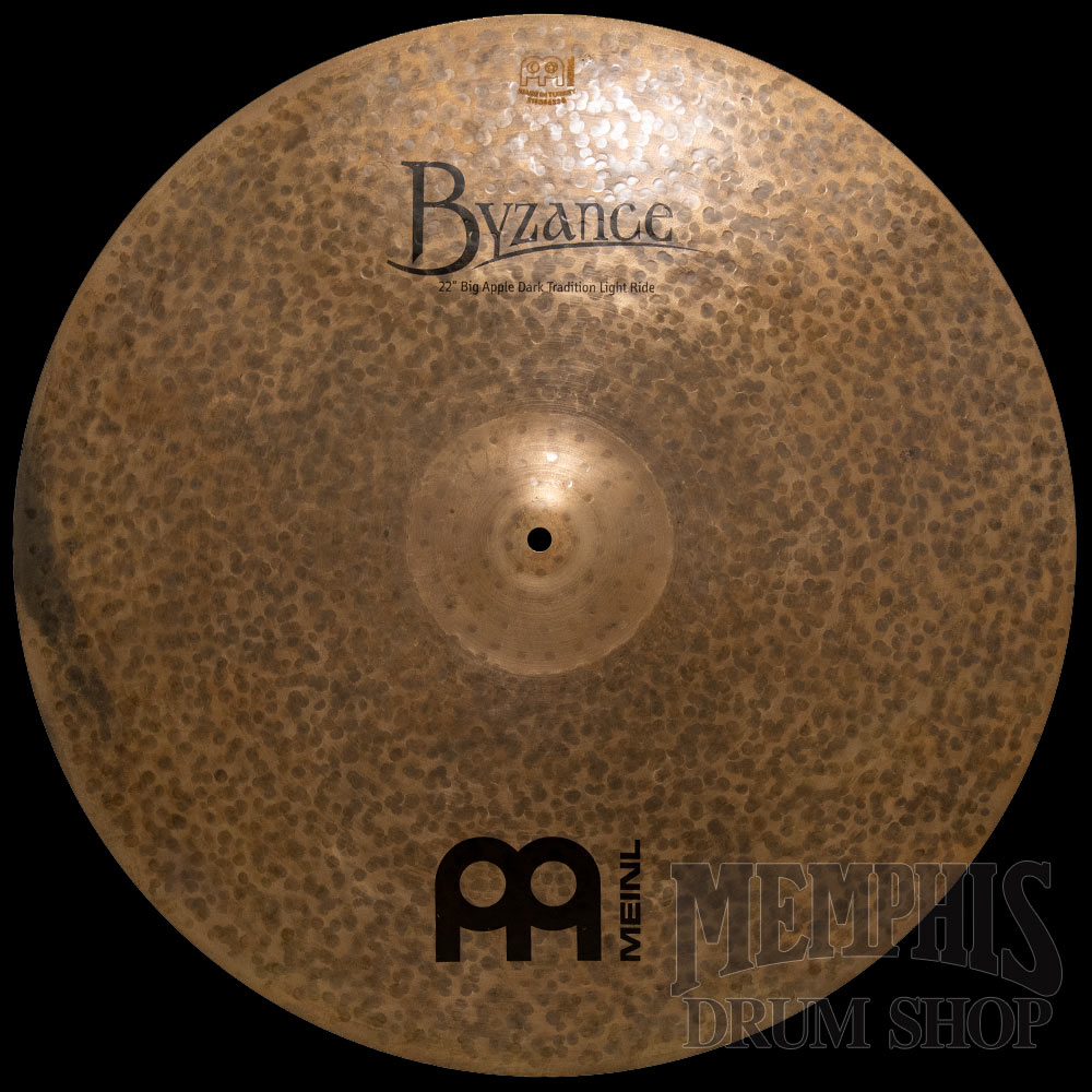 Meinl 22" Byzance Dark Big Apple Dark Tradition Light Ride Cymbal