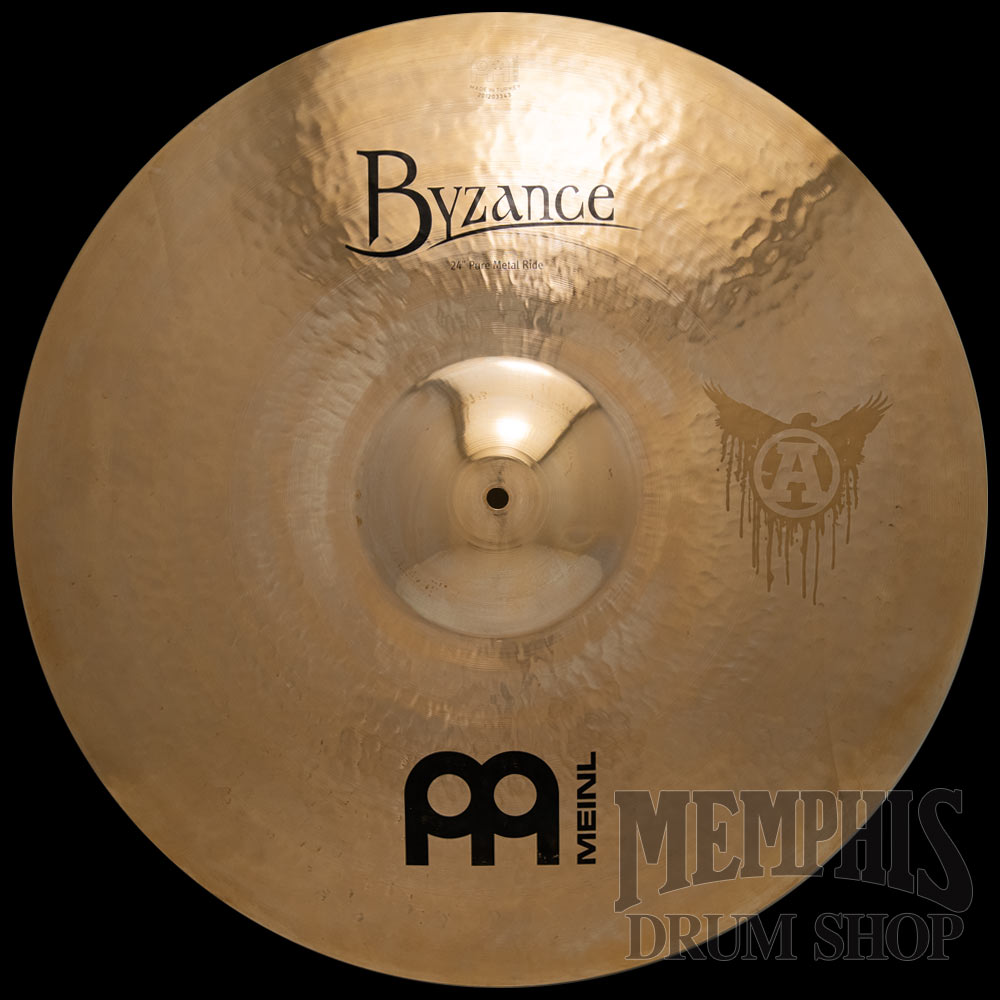 Meinl 24" Byzance Brilliant Pure Metal Ride Cymbal