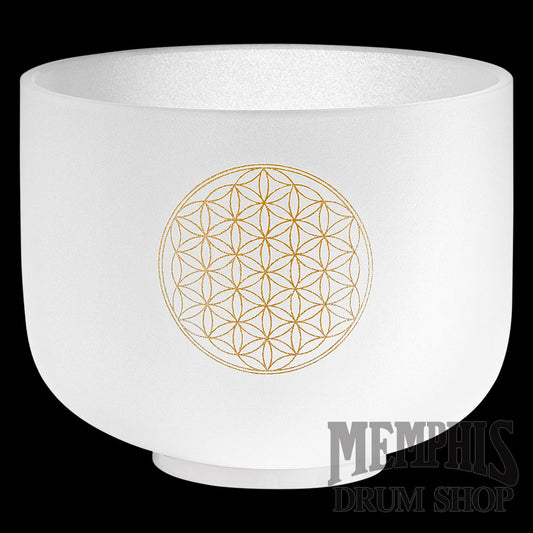 Meinl Sonic Energy Crystal Singing Bowl   8", Flower of Life