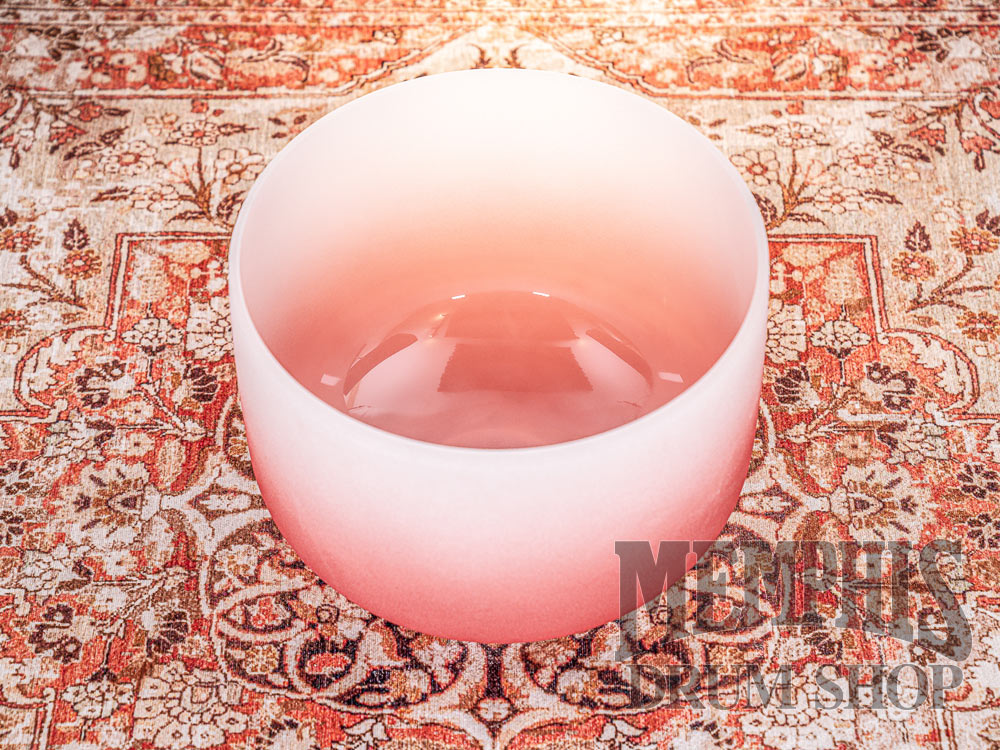 Meinl 14" Crystal Singing Bowl Color-frosted, Note C, Root Chakra