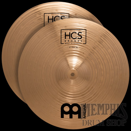 Meinl 15" HCS Bronze Hi-Hats