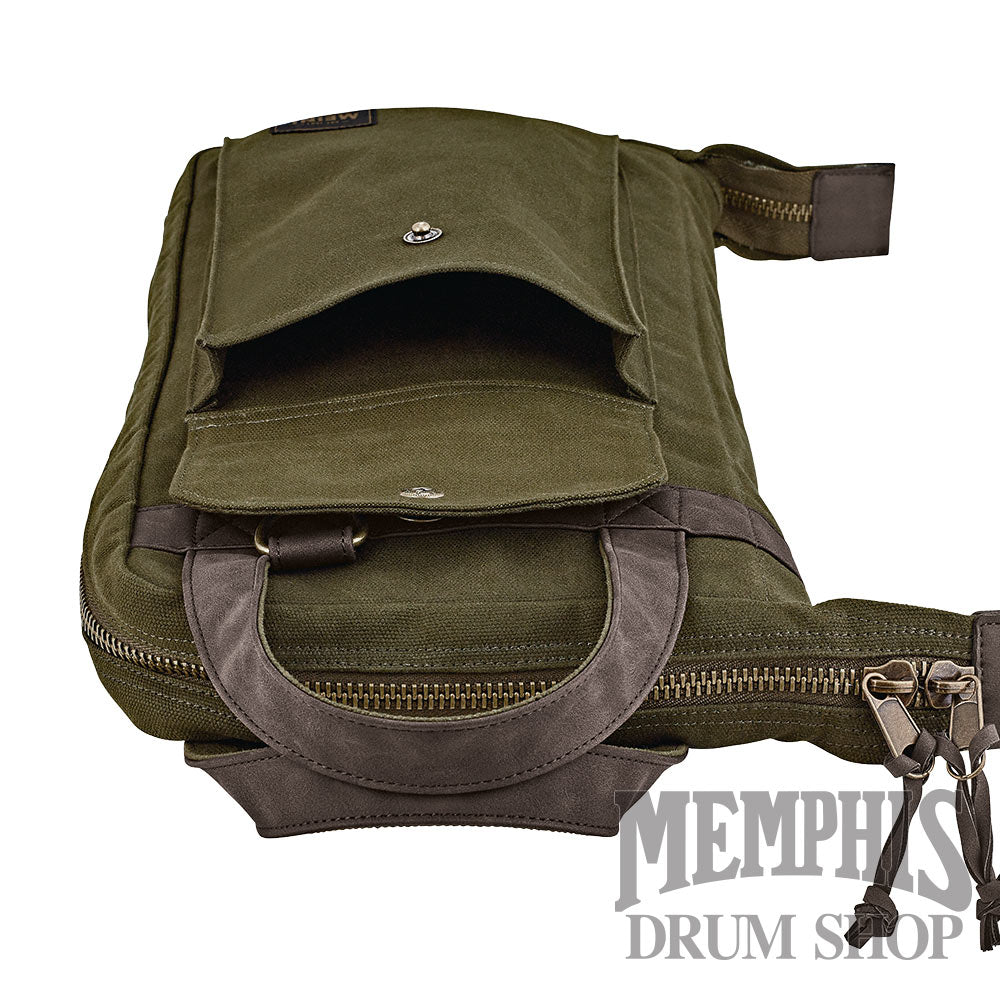 Meinl Waxed Canvas Stick Bag - Forest Green