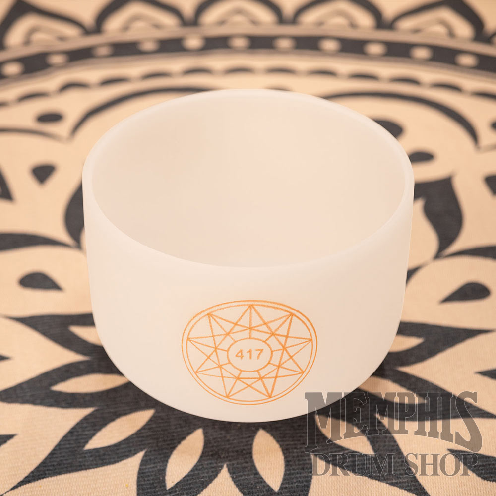Meinl Sonic Energy Solfeggio Crystal Singing Bowl 10", Re 417 Hz, Note G#4