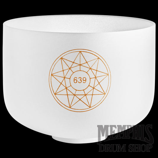 Meinl Sonic Energy Solfeggio Crystal Singing Bowl 10", Fa 639 Hz, Note D#4