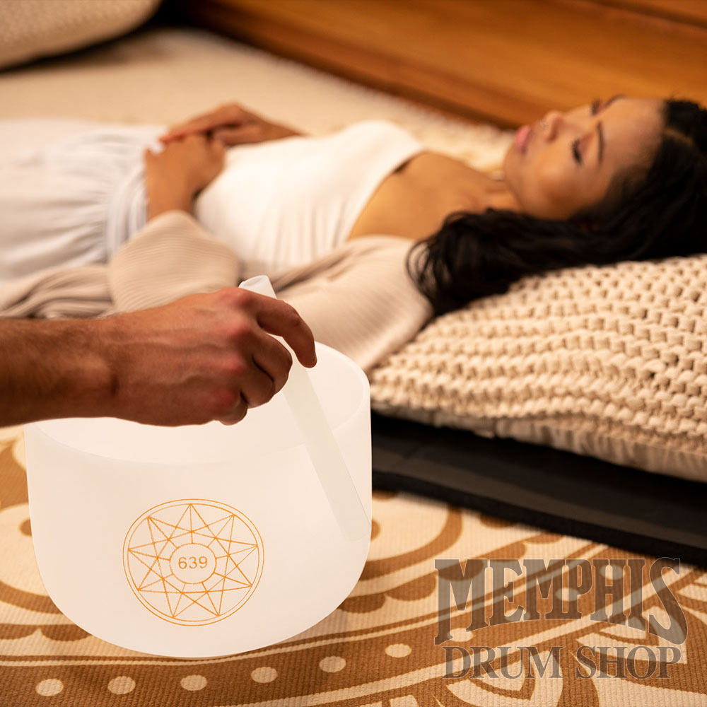 Meinl 10" Solfeggio Crystal Singing Bowl, Fa 639 Hz
