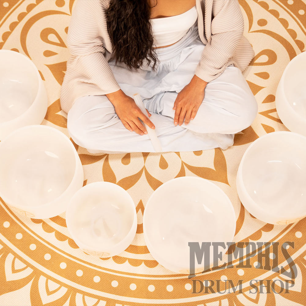 Meinl Sonic Energy Solfeggio Crystal Singing Bowl 6-Piece Set