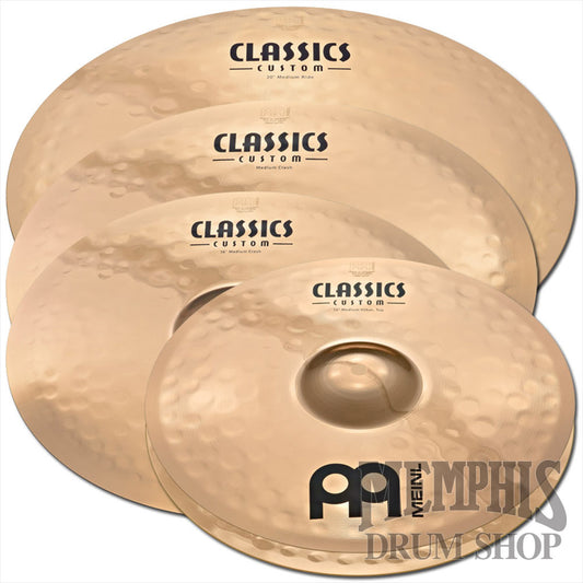 Meinl Classics Custom Brilliant Cymbal Box Set + Free 18" Crash