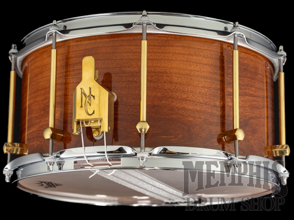 Noble & Cooley 14x7 Solid Shell Classic Cherry Snare Drum - Honey Maple Gloss
