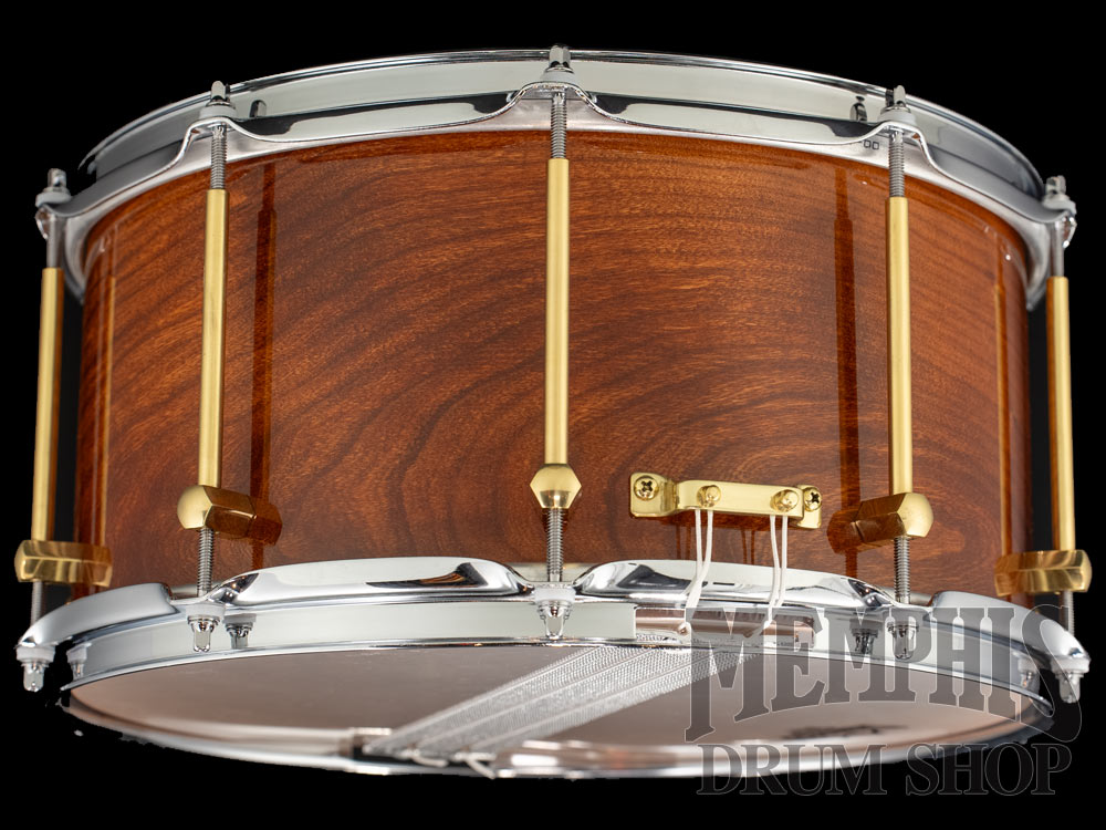 Noble & Cooley 14x7 Solid Shell Classic Cherry Snare Drum - Honey Maple Gloss