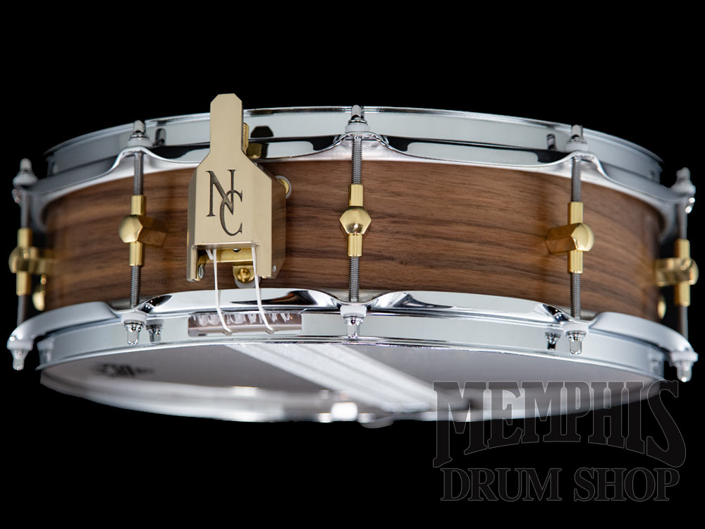Noble & Cooley 14x4 Solid Shell Classic Walnut Snare Drum - Natural Oil