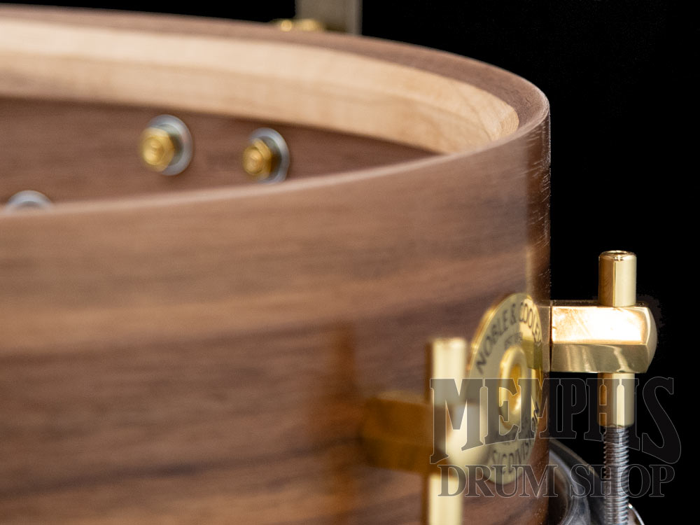 Noble & Cooley 14x4 Solid Shell Classic Walnut Snare Drum - Natural Oil