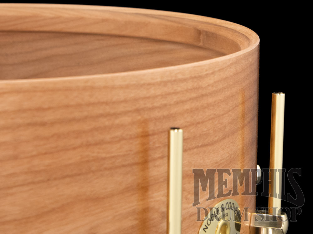 Noble & Cooley 14x6 Solid Shell Classic Cherry Snare Drum - Natural Satin Oil