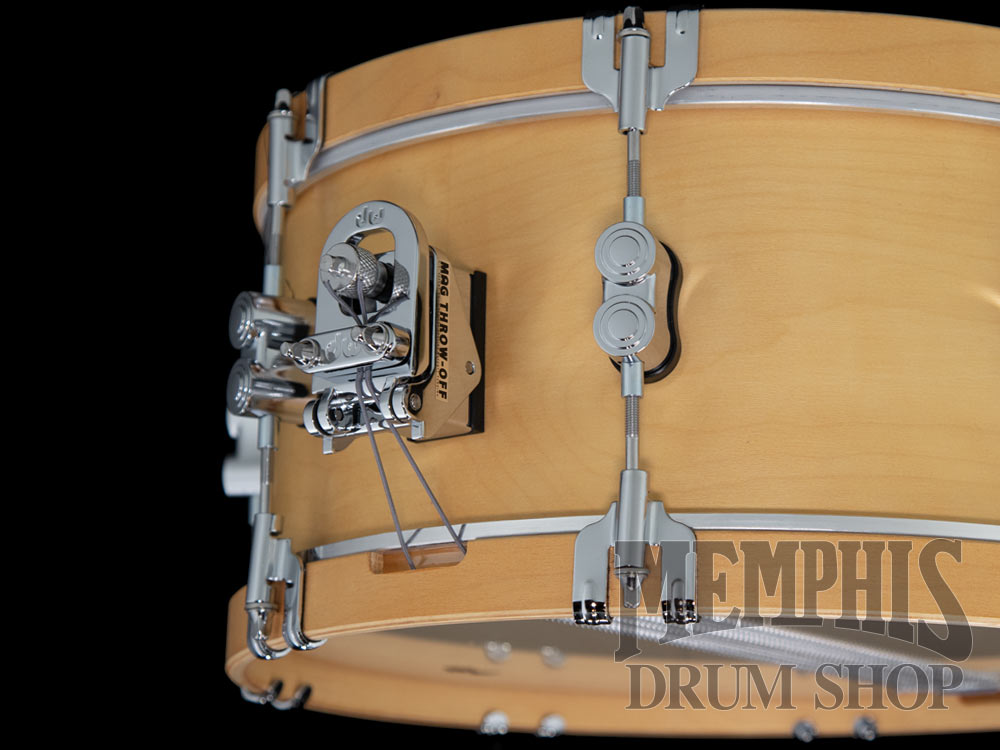 Pacific PDP 14x6.5 Concept Maple Classic Wood Hoops Snare Drum - Natural Satin