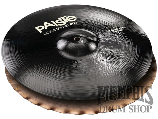 Paiste 14" Color Sound 900 Black Sound Edge Hi-Hats