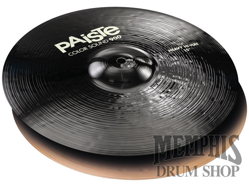 Paiste 15" Color Sound 900 Black Heavy Hi-Hats