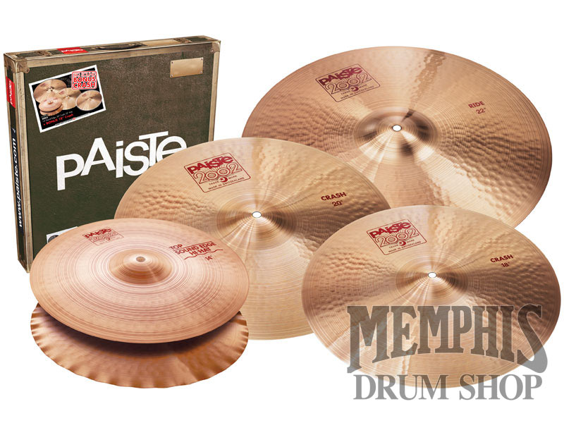 Paiste 2002 Cymbal Set 14/20/22 + Bonus 18 Cymbal