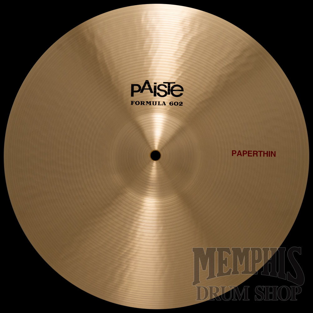 Paiste 16" Formula 602 Paperthin Crash Cymbal