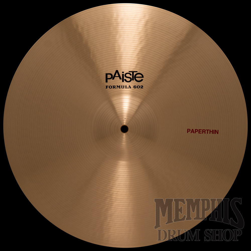 Paiste 18" Formula 602 Paperthin Crash Cymbal