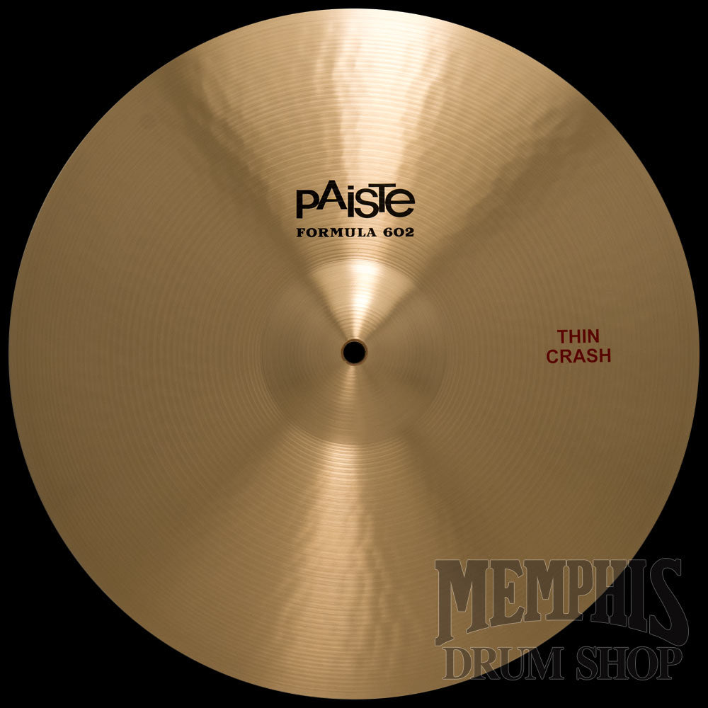 Paiste 16" Formula 602 Thin Crash Cymbal