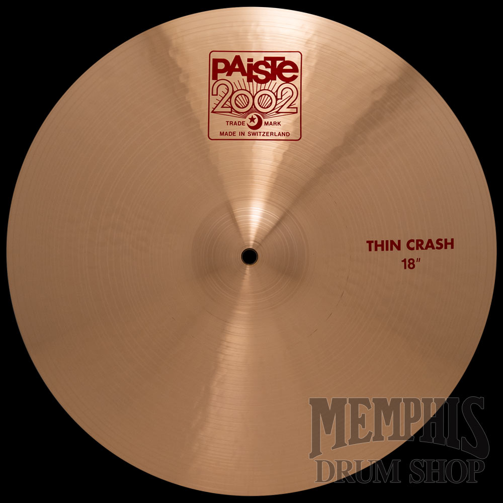 Paiste 18" 2002 Thin Crash Cymbal