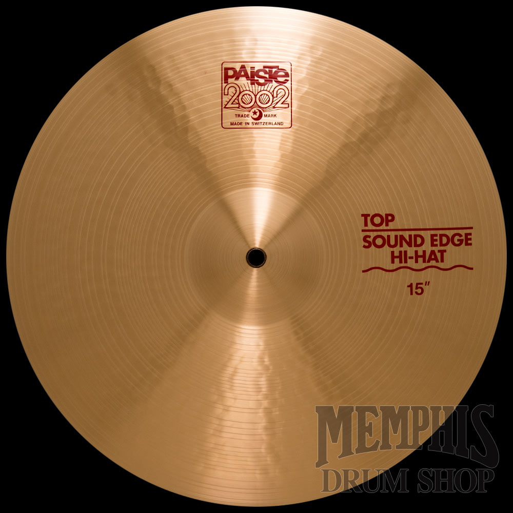 Paiste 15" 2002 Sound Edge Hi-Hat Top Cymbal