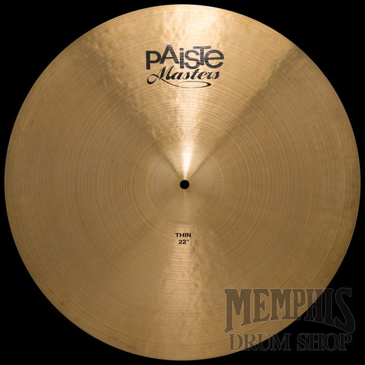 Paiste 22" Masters Thin Cymbal