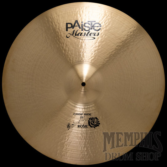 Paiste 22" Masters Crisp Ride Cymbal