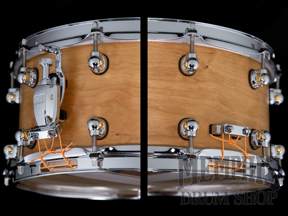 Pearl 14x6.5 Music City Custom Solid Cherry Snare Drum