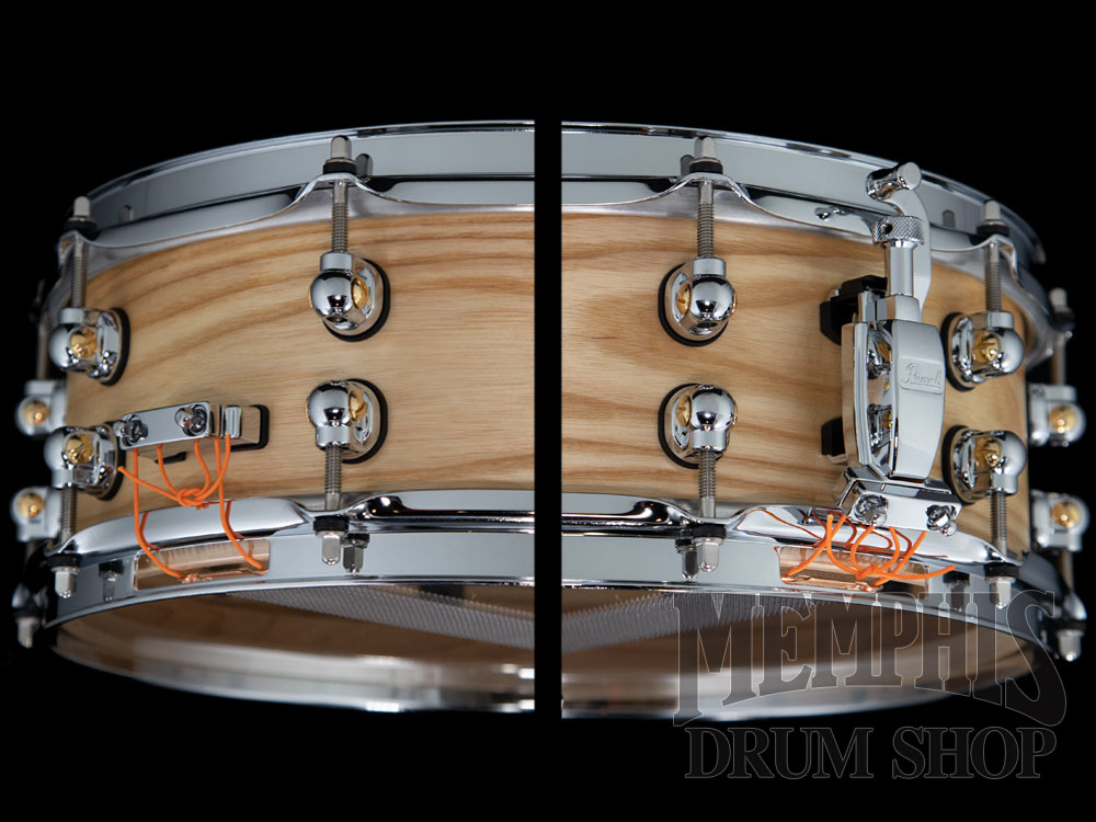Pearl 14x5 Music City Custom Solid Ash Snare Drum
