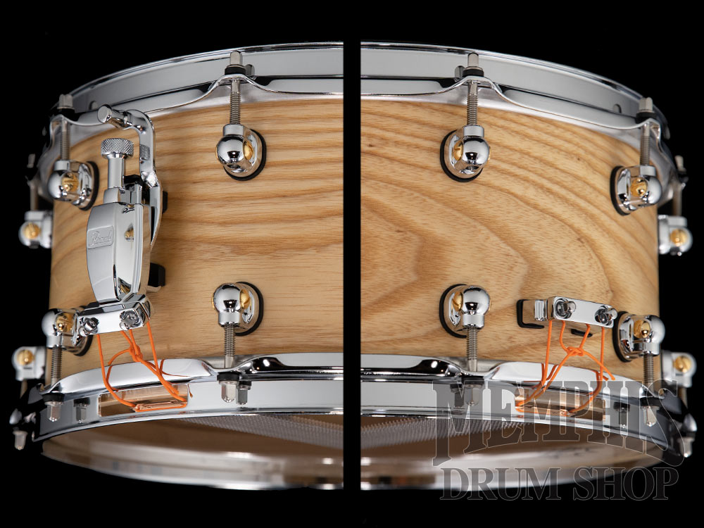 Pearl 14x6.5 Music City Custom Solid Ash Snare Drum
