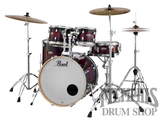 Pearl Decade Maple Drum Set 22/10/12/16/14 - Gloss Deep Red Burst