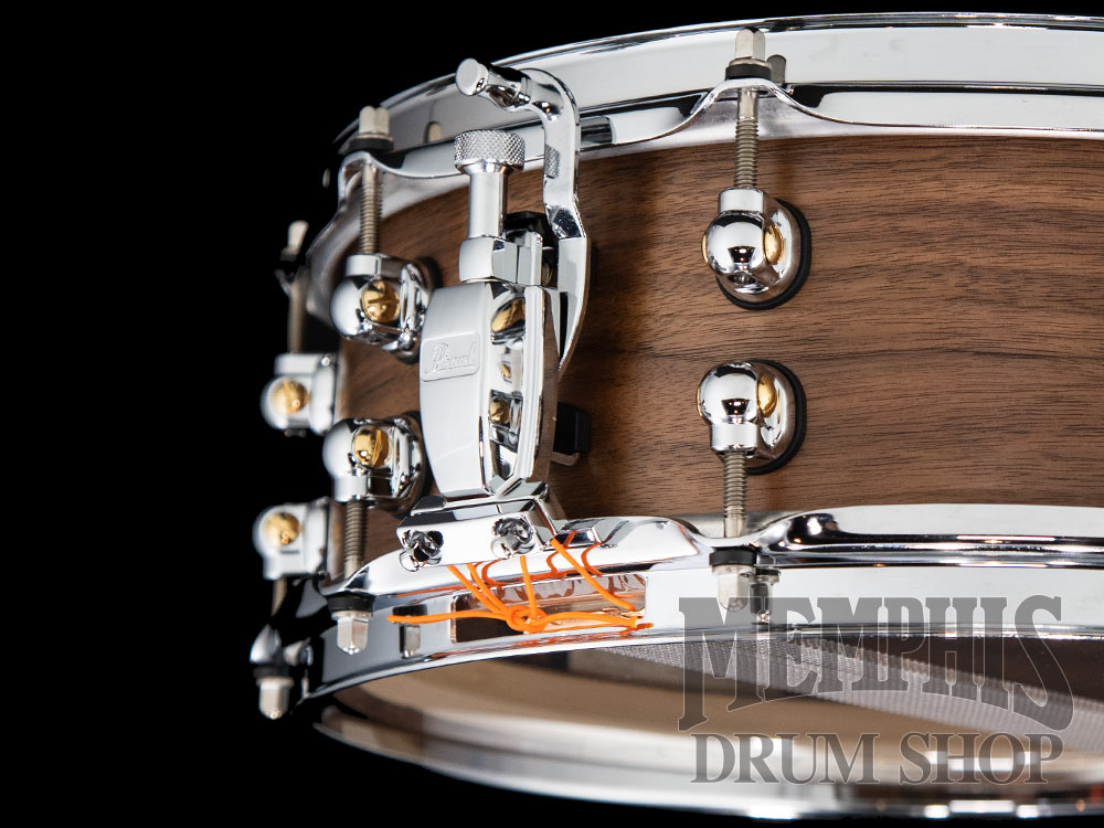 Pearl 14x5 Music City Custom Solid Walnut Snare Drum