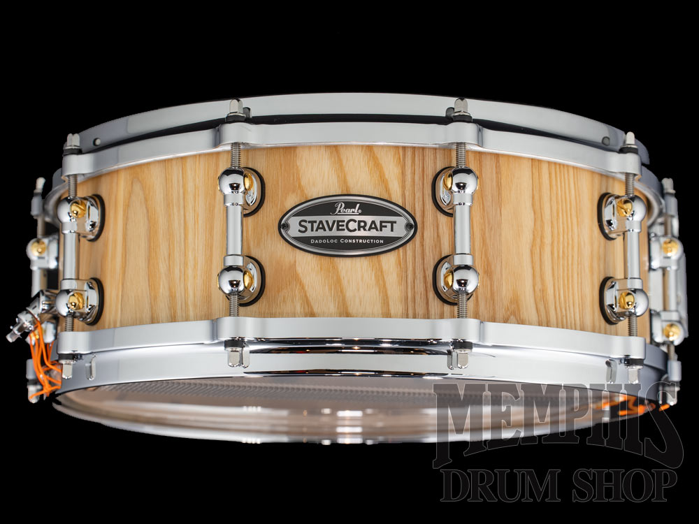 Pearl 14x5 Stavecraft Ashwood Snare Drum