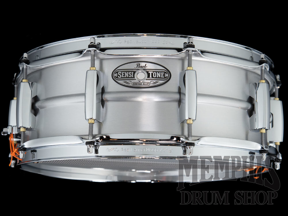 Pearl Custom Alloy Sensitone Steel 14 x 5.5 Snare Drum w/bag