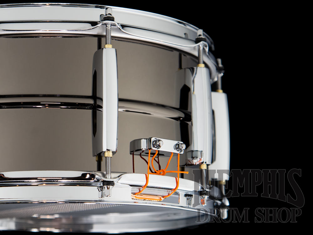 Pearl 14x6.5 Sensitone Heritage Black Nickel Over Brass Snare Drum