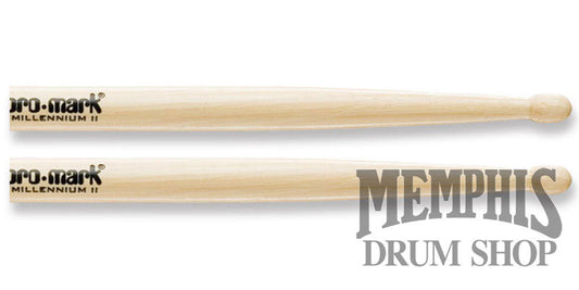 Promark American Hickory 2B Wood Tip Drumsticks