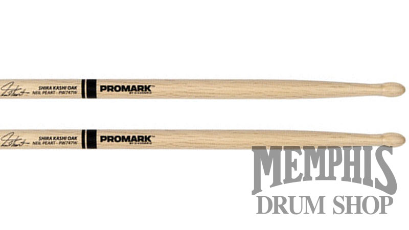 Promark Shira Kashi Oak 747 Neil Peart Wood Tip Drumsticks