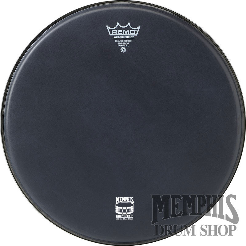 Remo Black Suede Emperor 16" Tom Drumhead