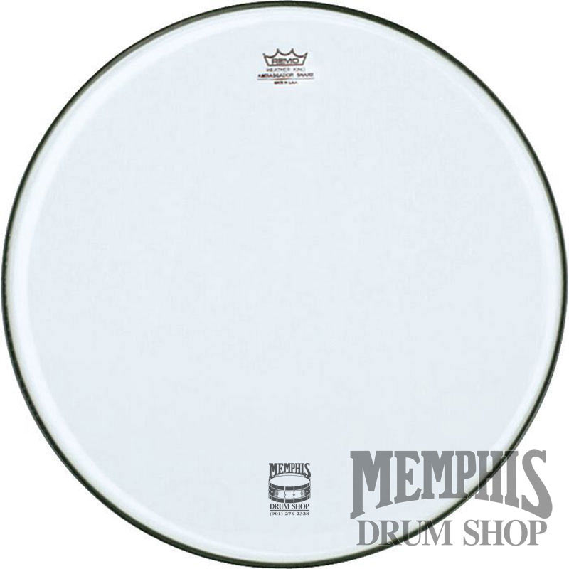 Remo Clear Ambassador Snare Side 14" Marching Drumhead - No Collar