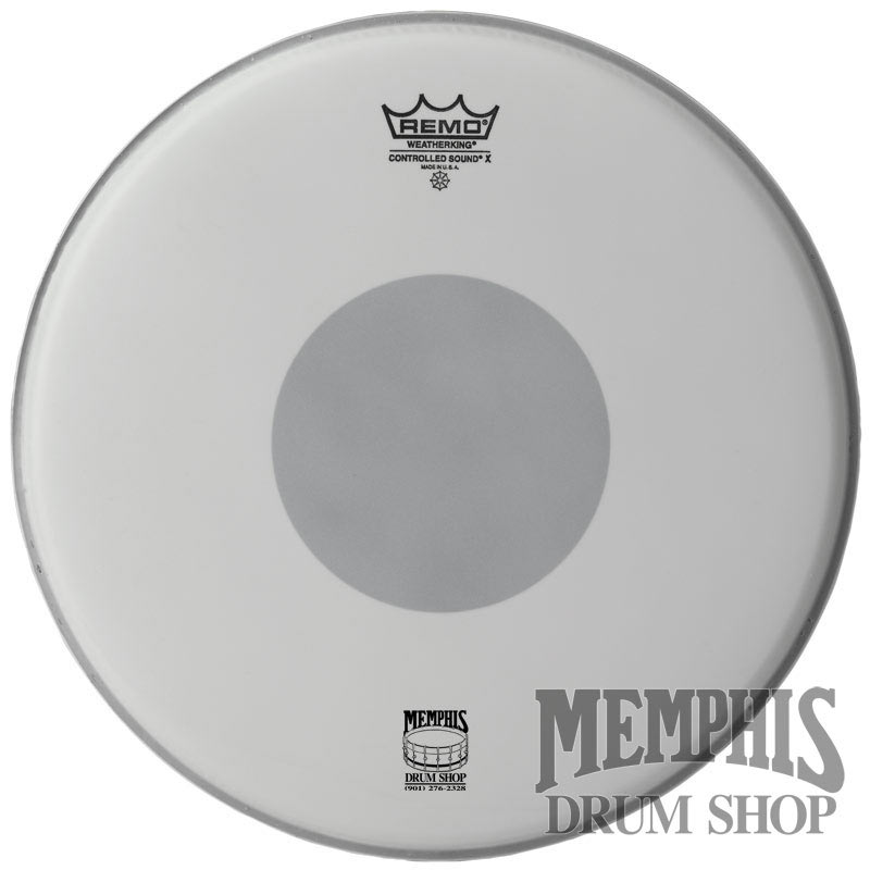 Remo Coated Controlled Sound X 14" Drumhead - Black Dot On Bottom