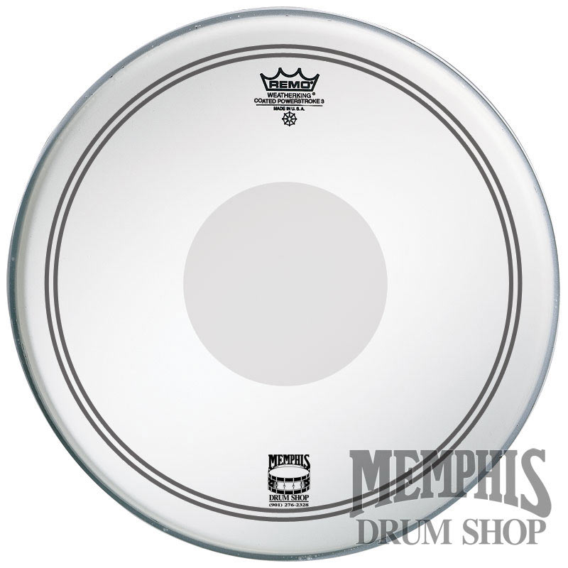 Remo Coated Powerstroke P3 13" Drumhead - Clear Dot On Top
