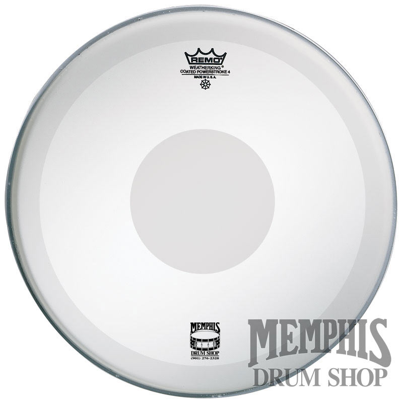 Remo Coated Powerstroke P4 14" Drumhead - Clear Dot