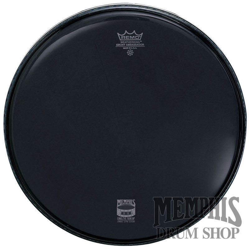 Remo Ebony Suede Emperor 24" Bass Drumhead
