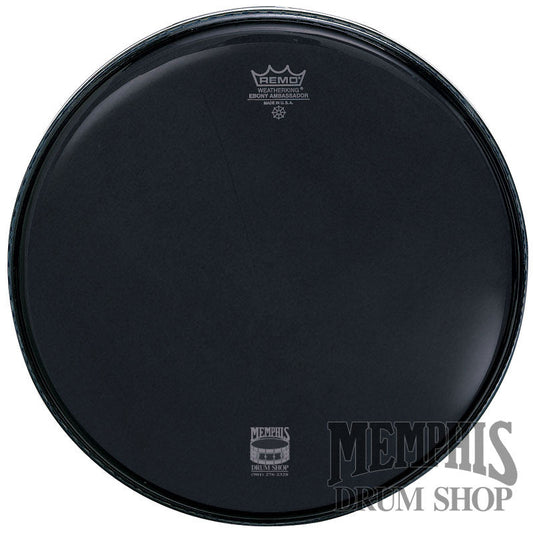 Remo Ebony Suede Emperor 24" Bass Drumhead