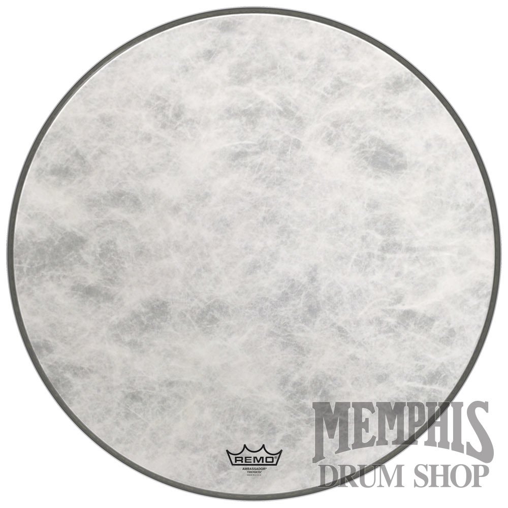 Remo Fiberskyn Ambassador 24" Bass Drumhead - Bottom Logo