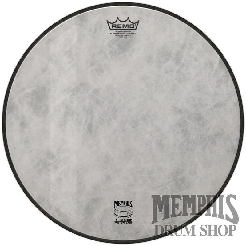 Remo Fiberskyn Diplomat Powerstroke P3 Felt Tone 22" Bass Drumhead