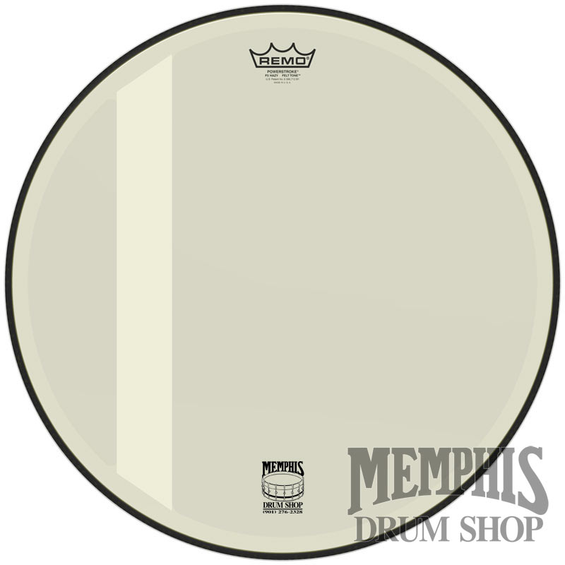 Remo Hazy Powerstroke P3 Felt Tone 22" Bass Drumhead