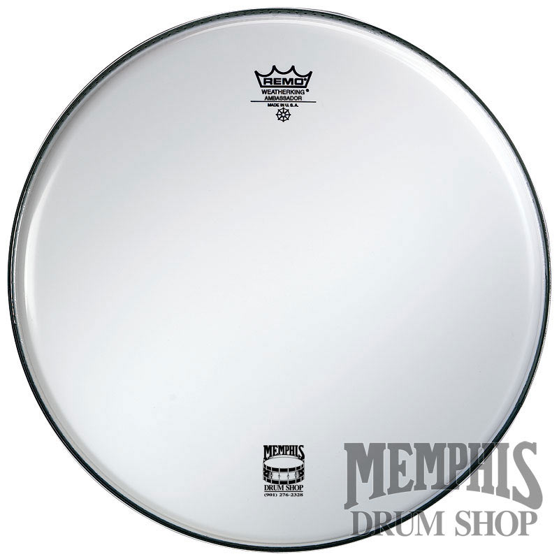 Remo Smooth White Ambassador 22" Bass Drumhead