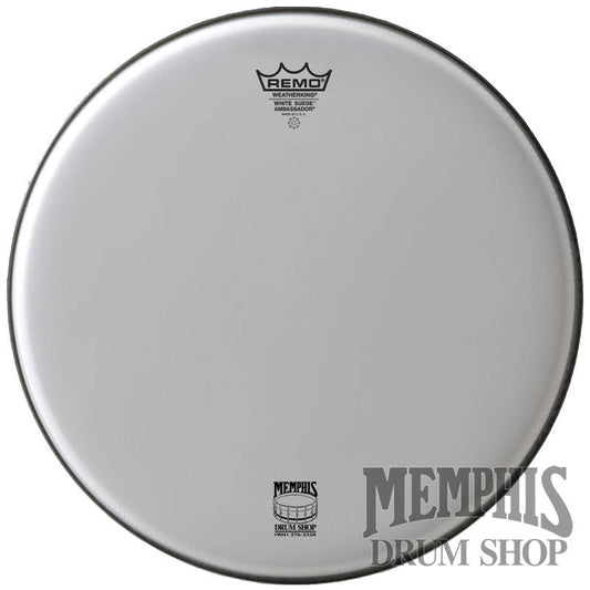 Remo White Suede Ambassador 15" Drumhead