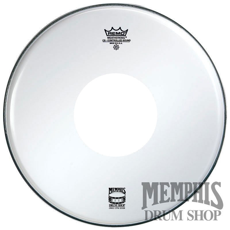 Remo Clear Controlled Sound 14" Drumhead - White Dot On Top